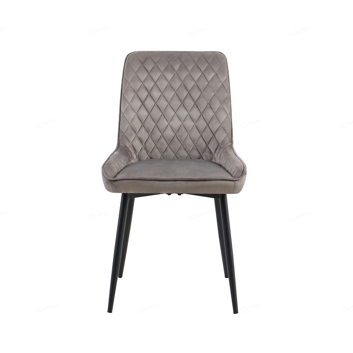 Grey Velvet Dinning Chair