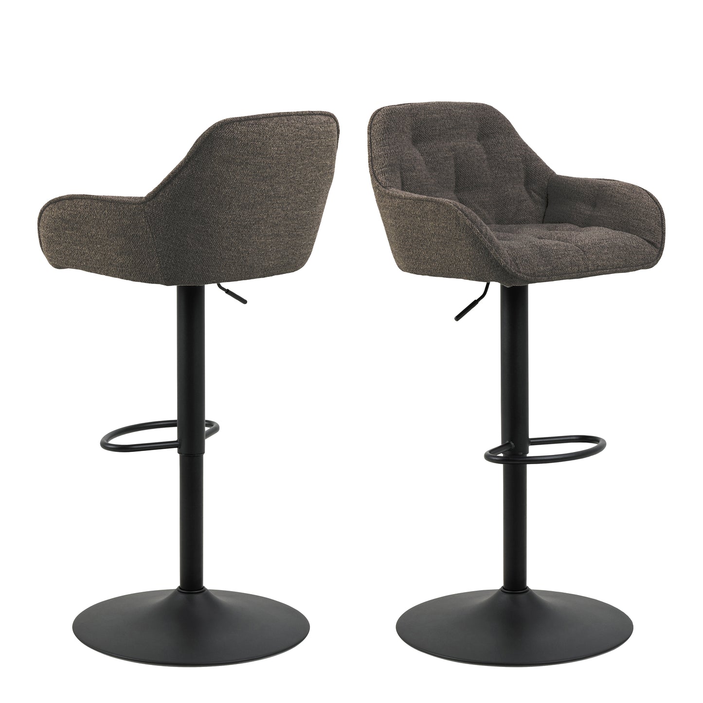 Boucle Bar Stool Brown