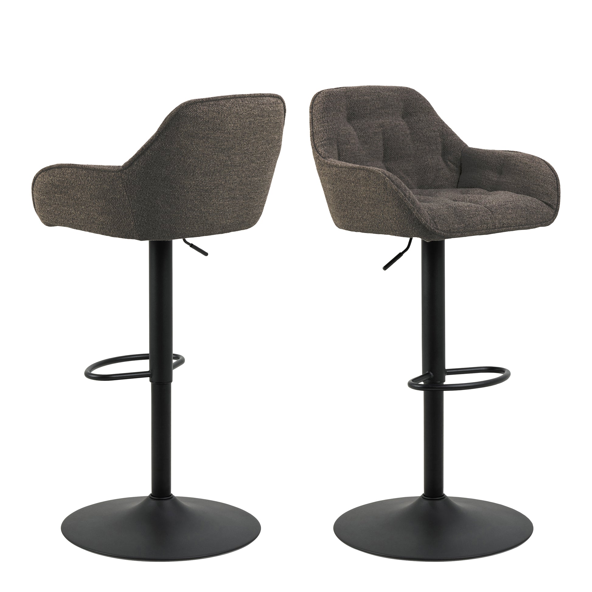 Boucle Bar Stool Brown