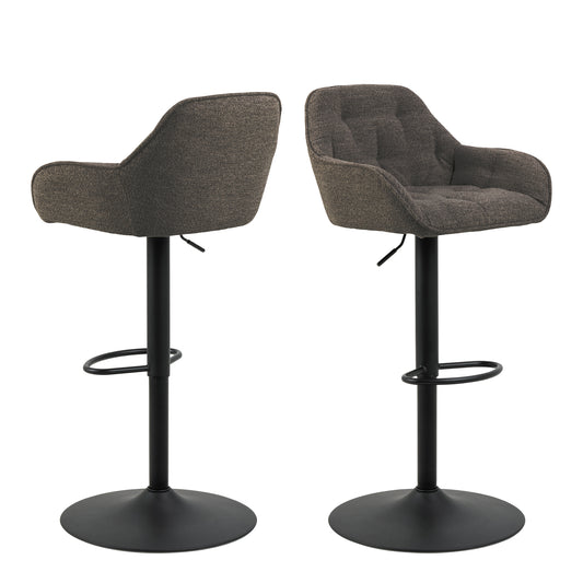 Boucle Bar Stool Brown