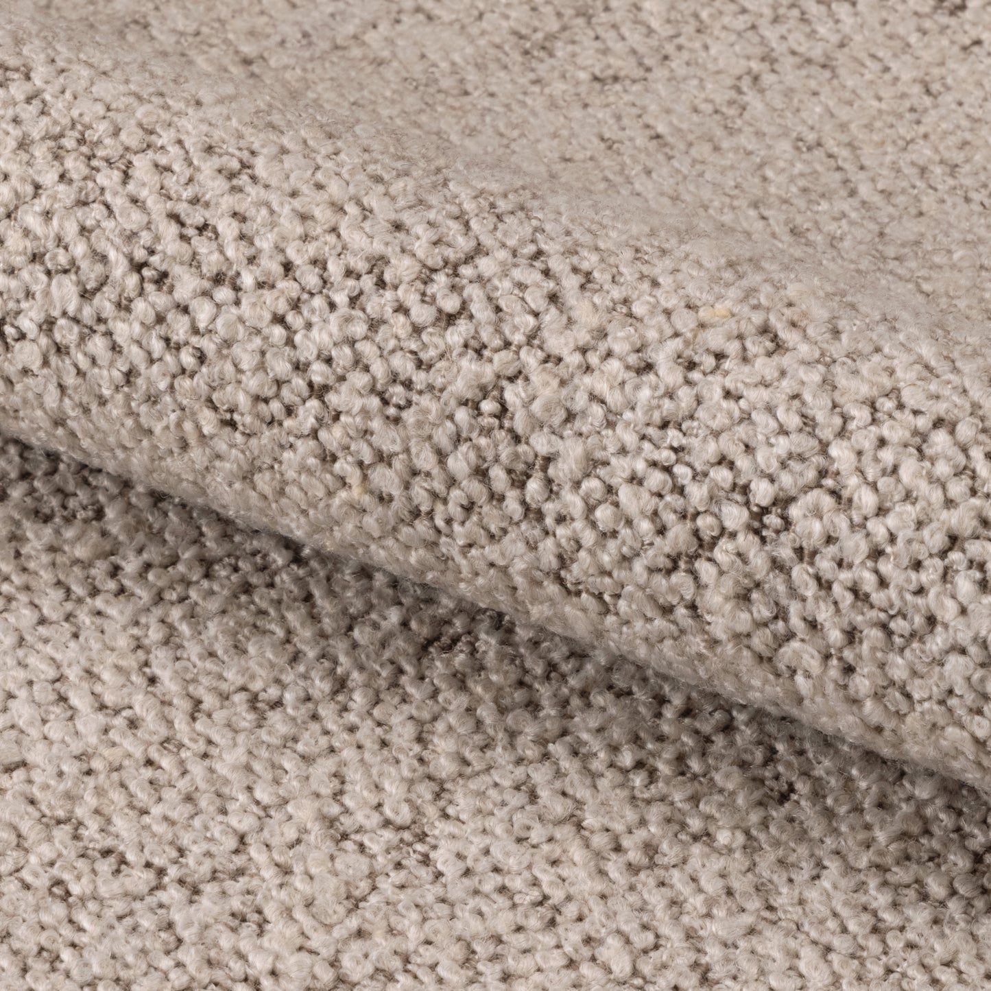 Brooke Swivel Bar Stool with Boucle Fabric Height Adjustable Function in Monza Beige Set of 2