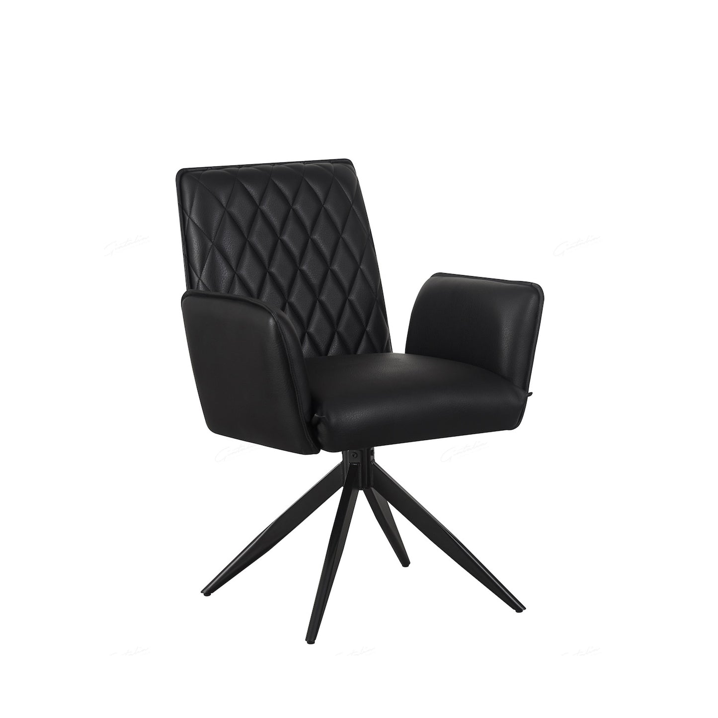 Black Dinning Chair Leather