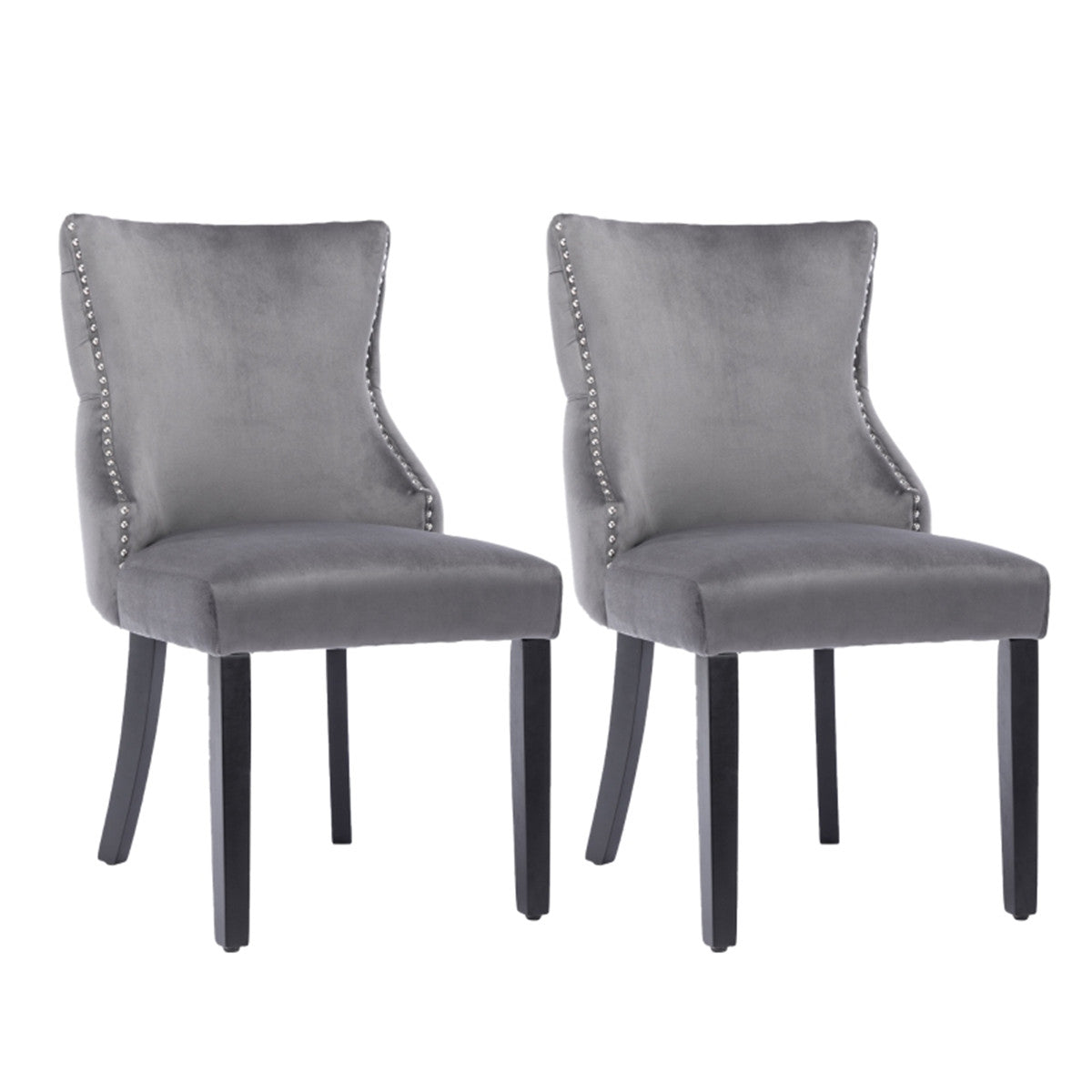 Grey Dinning Chair/Lounge Chair Set of 2