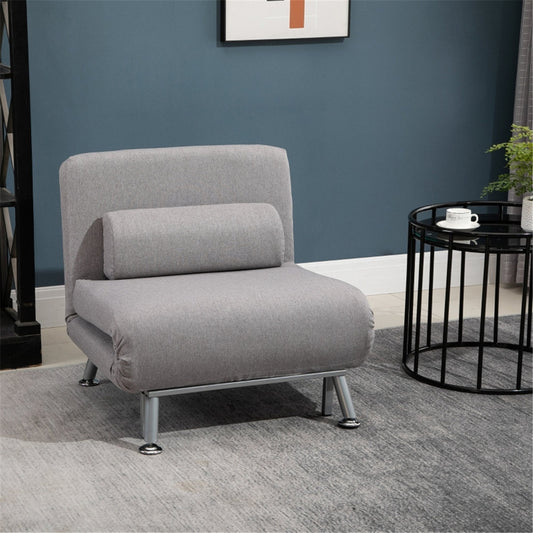 Grey Sofa Chair /Single sofa bed