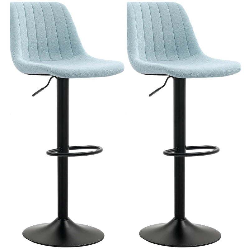 Light blue bar stool 