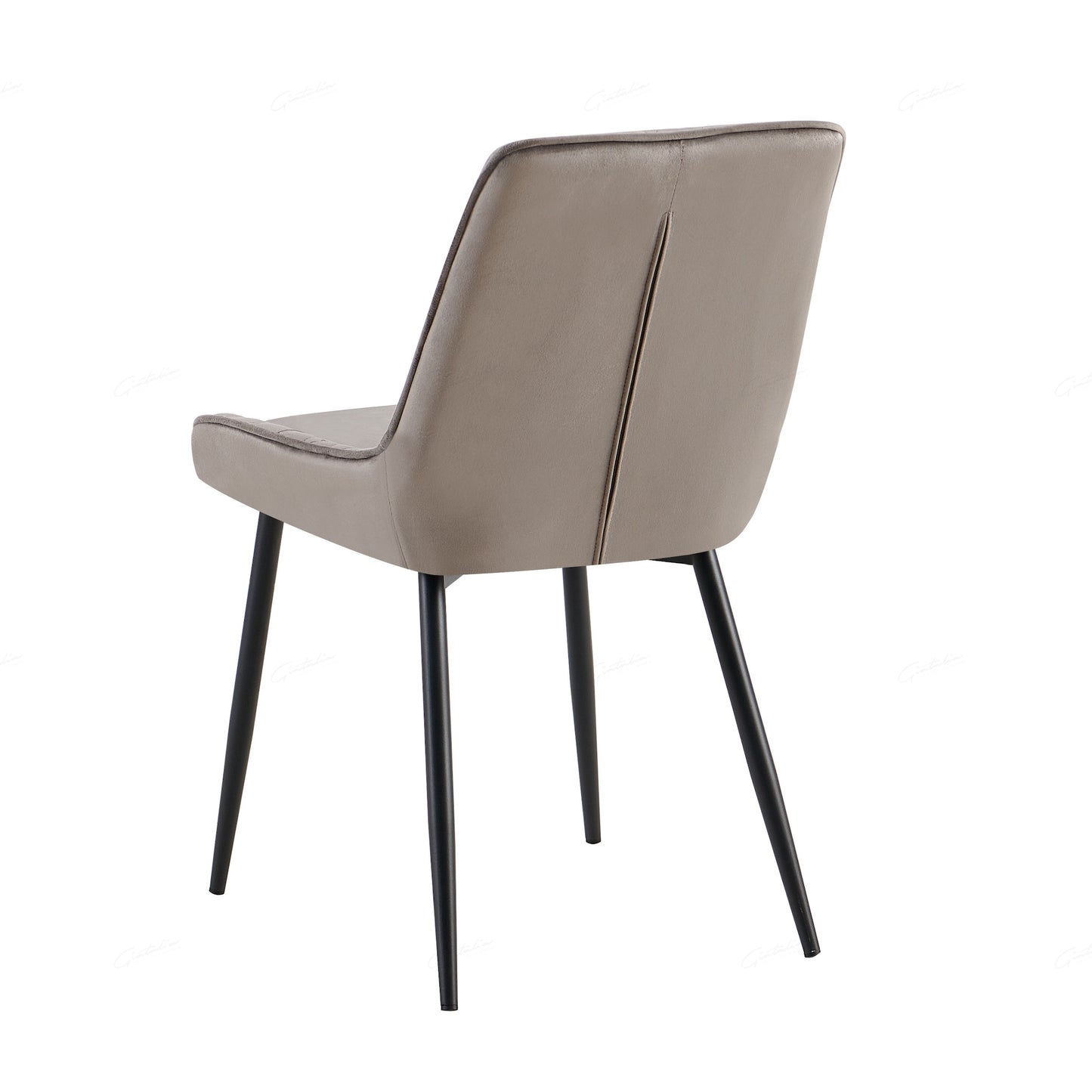 Nina Dinning Chair - Grey Velvet -Set of 2