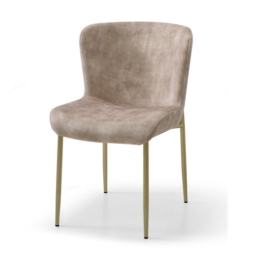 Dining Chair in Champagne Fabric