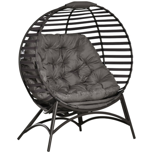 Round Modern Dome Folding Lounge Chairs / Garden Lounge Chair