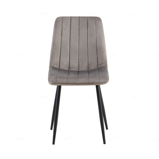 Teora Chair - Grey Velvet set of 4