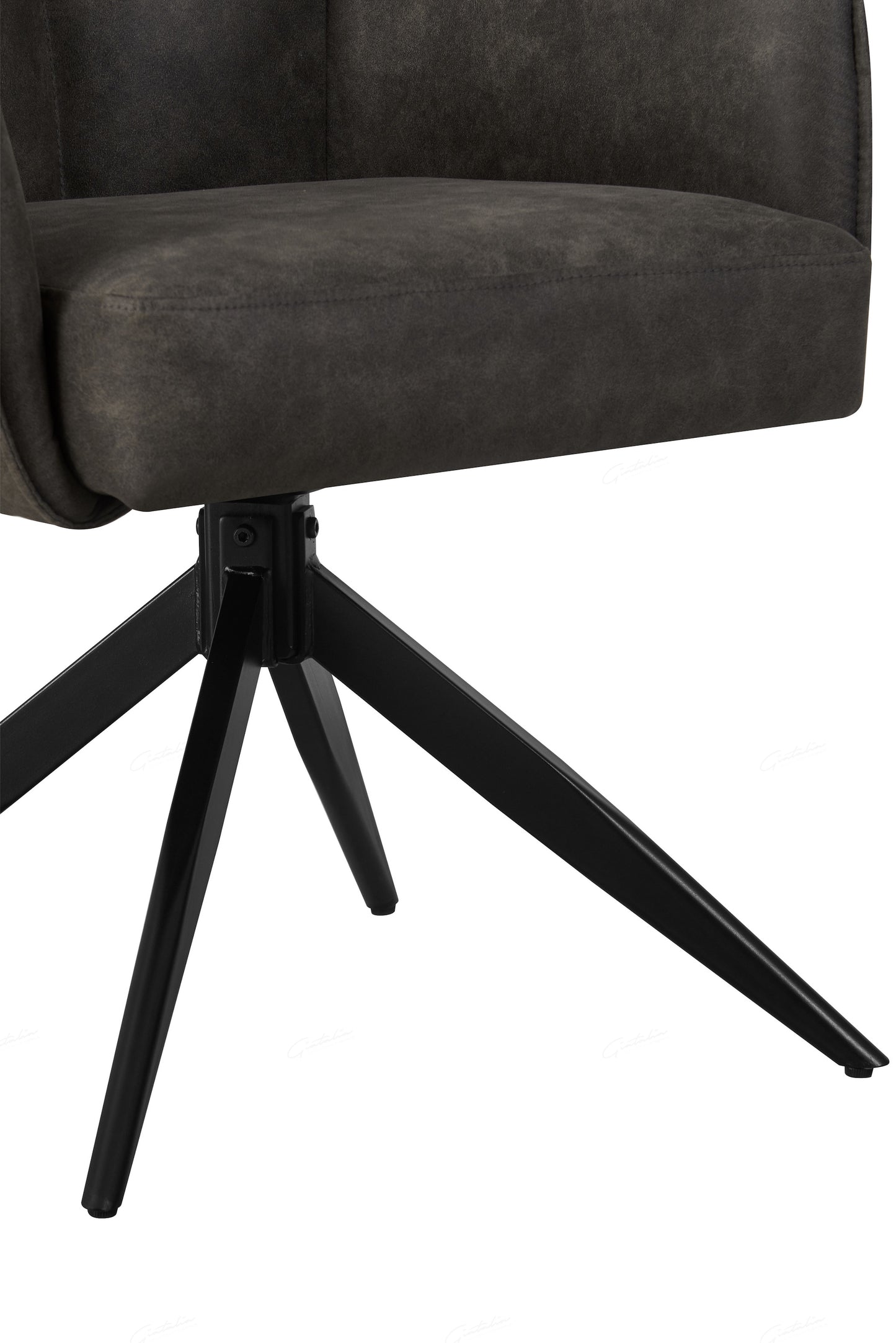Vianni Dinning / Lounge Chair - Vintage Grey Suede - set of 2