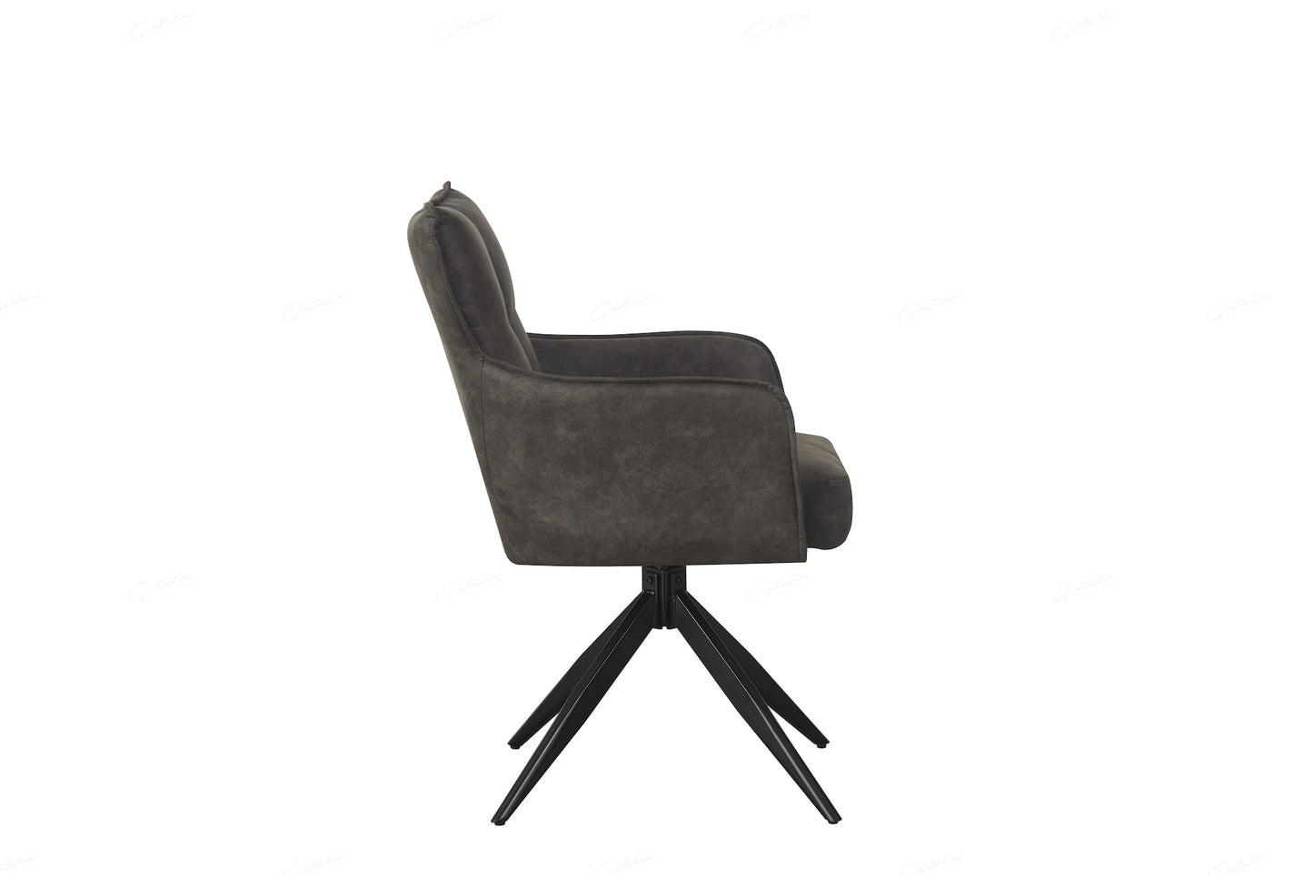 Vianni Dinning / Lounge Chair - Vintage Grey Suede - set of 2