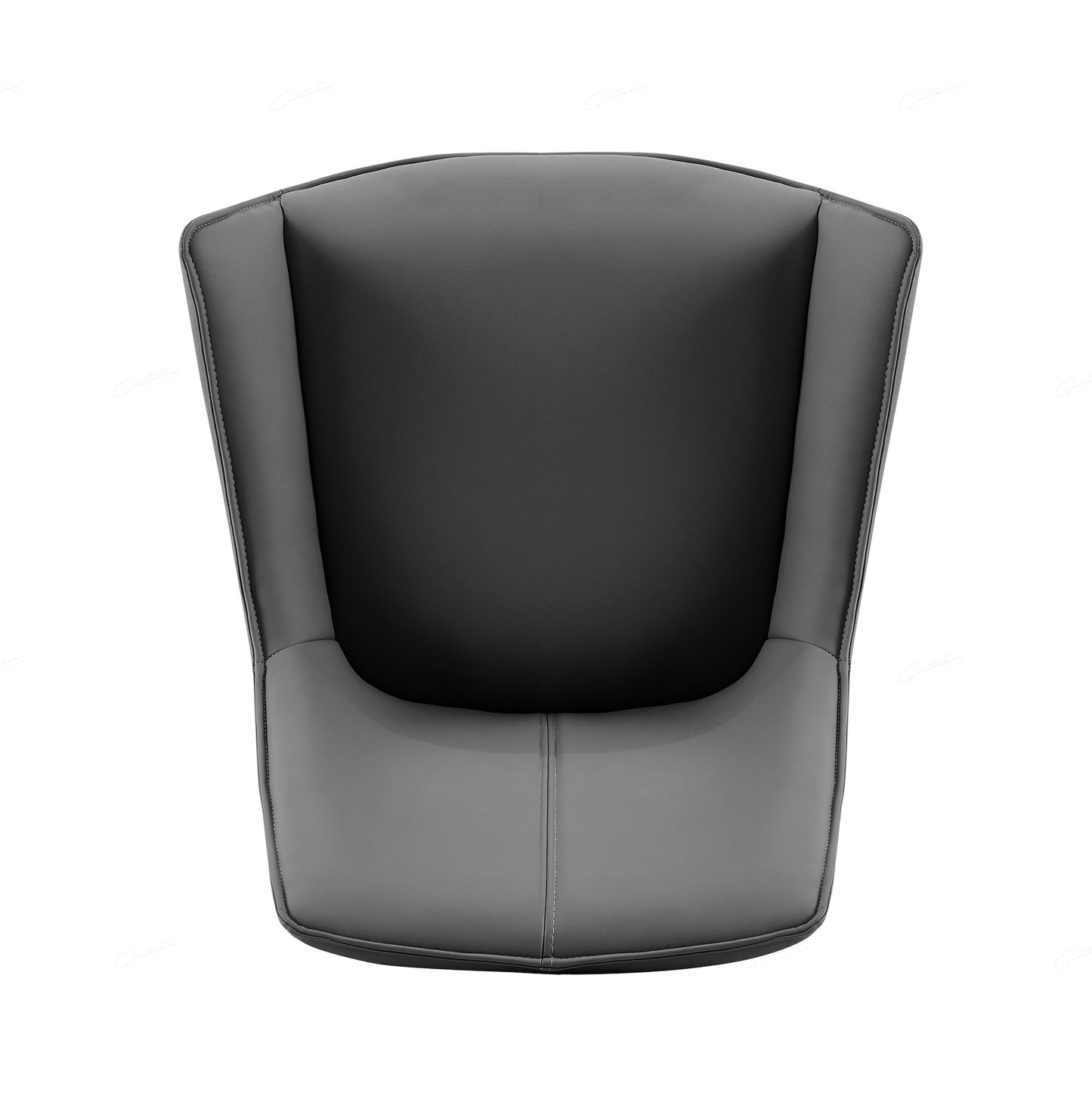 Zenith Chair - Grey PU - set of 2
