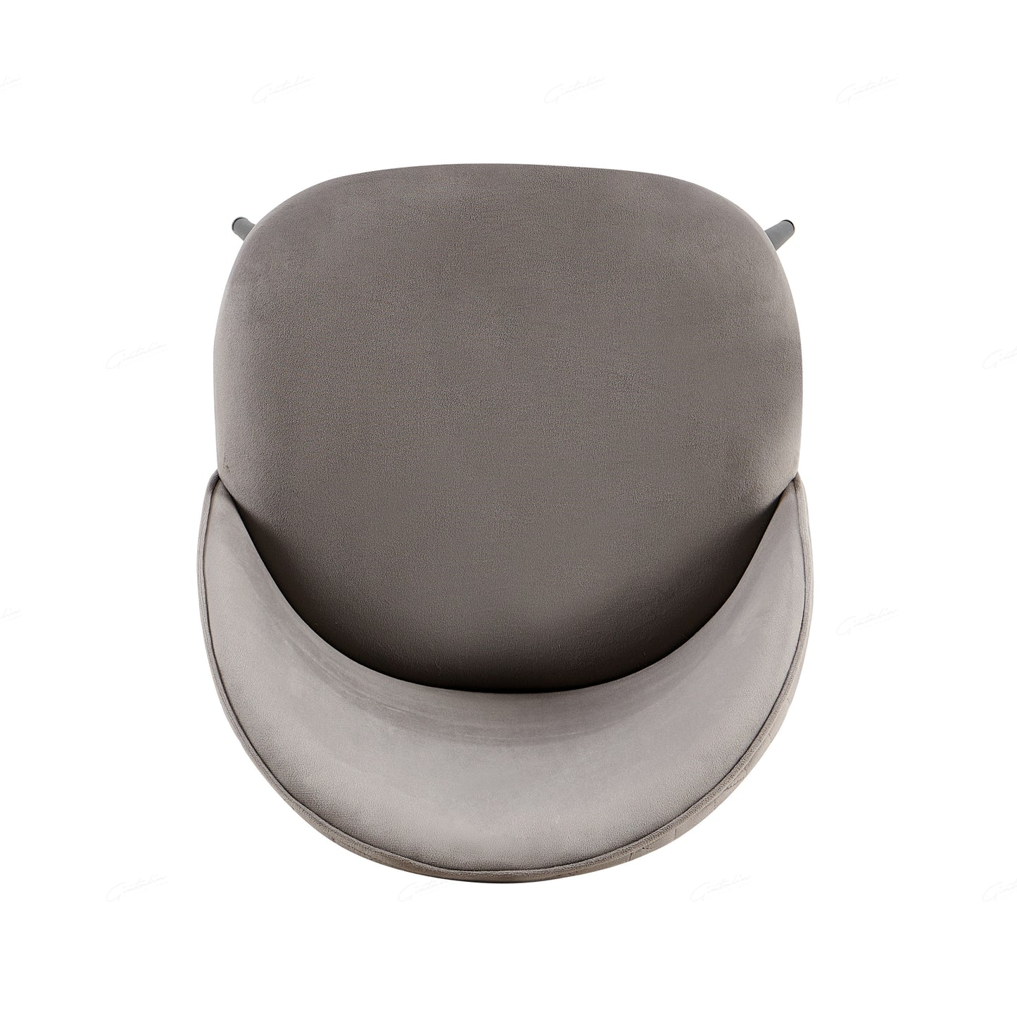 Zita Chair - Grey Velvet set of 2